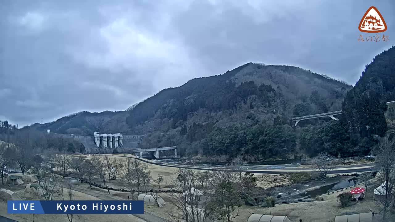 Kyoto, Nantan, Hiyoshi Dam ( 京都・南丹・日吉ダム ) Live Cam - Hiyoshichonaka, Nantan, Kyoto, Kyōto, Kansai, Japan