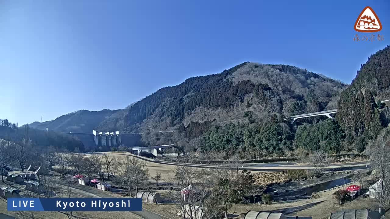 Kyoto, Nantan, Hiyoshi Dam ( 京都・南丹・日吉ダム ) Live Cam - Hiyoshichonaka, Nantan, Kyoto, Kyōto, Kansai, Japan