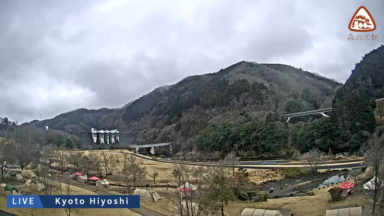 Kyoto, Nantan, Hiyoshi Dam ( 京都・南丹・日吉ダム ) Live Cam - Hiyoshichonaka, Nantan, Kyoto, Kyōto, Kansai, Japan