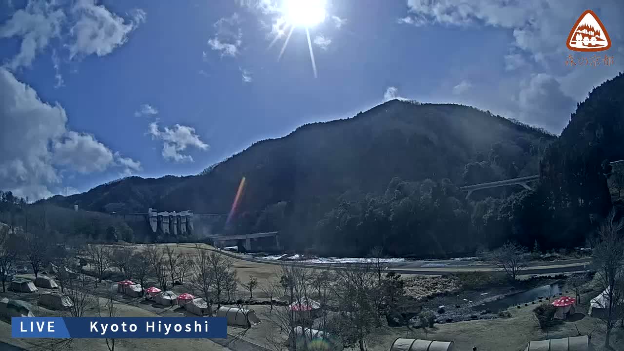 Kyoto, Nantan, Hiyoshi Dam ( 京都・南丹・日吉ダム ) Live Cam - Hiyoshichonaka, Nantan, Kyoto, Kyōto, Kansai, Japan