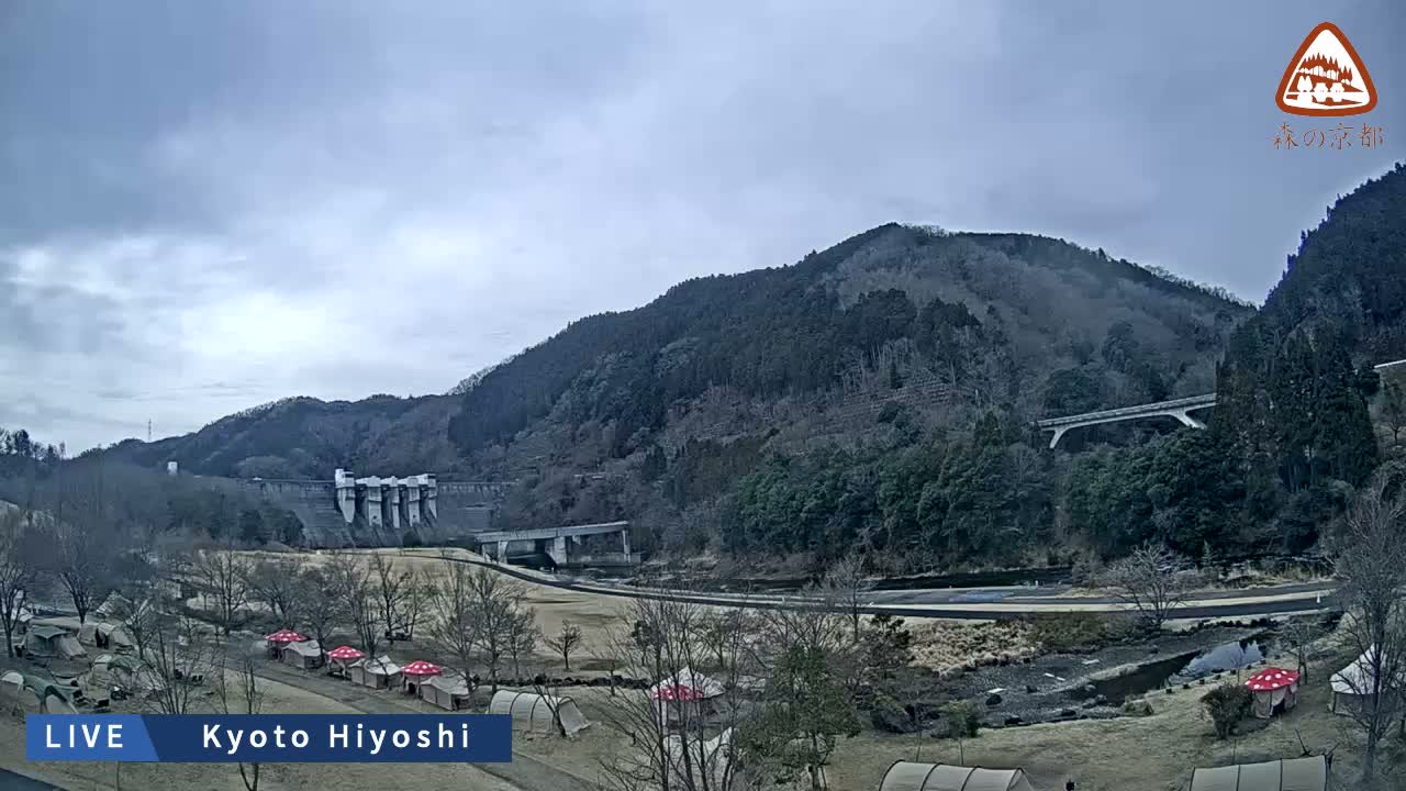 Kyoto, Nantan, Hiyoshi Dam ( 京都・南丹・日吉ダム ) Live Cam - Hiyoshichonaka, Nantan, Kyoto, Kyōto, Kansai, Japan