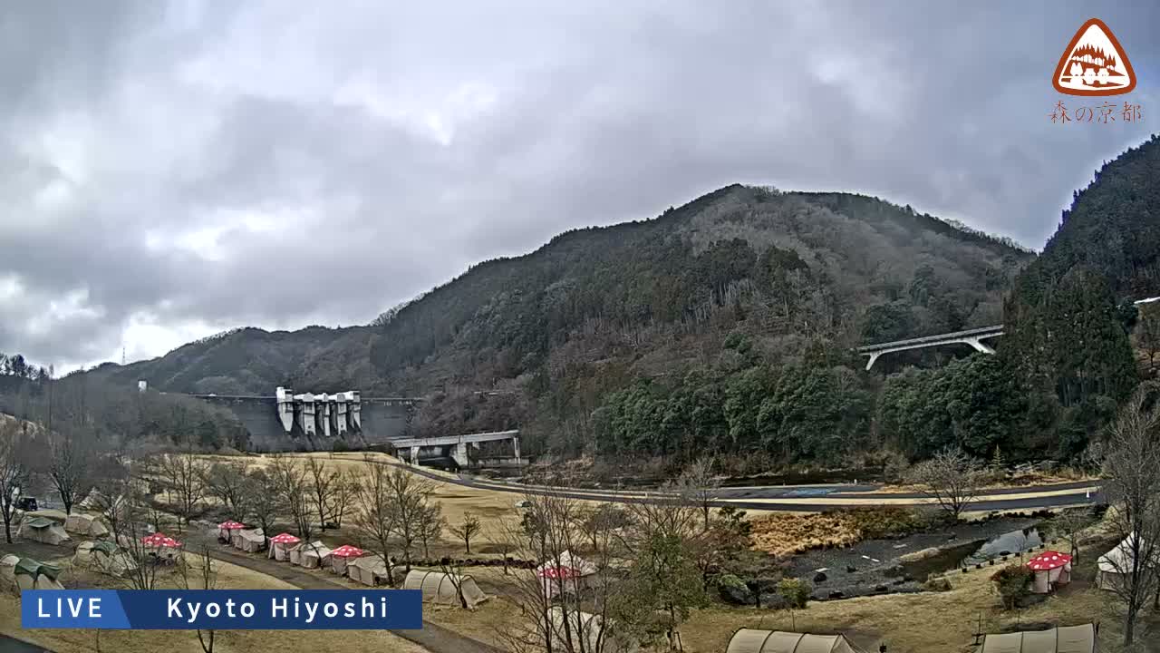 Kyoto, Nantan, Hiyoshi Dam ( 京都・南丹・日吉ダム ) Live Cam - Hiyoshichonaka, Nantan, Kyoto, Kyōto, Kansai, Japan