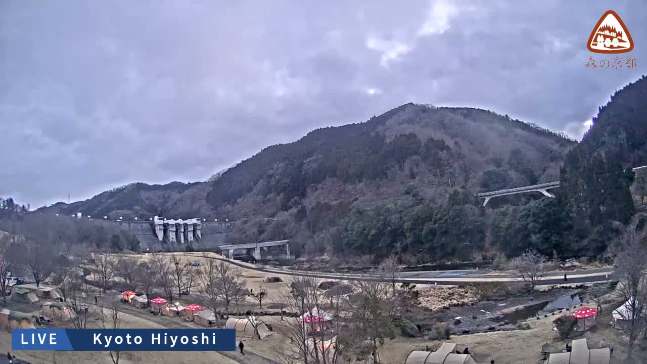 Kyoto, Nantan, Hiyoshi Dam ( 京都・南丹・日吉ダム ) Live Cam - Hiyoshichonaka, Nantan, Kyoto, Kyōto, Kansai, Japan