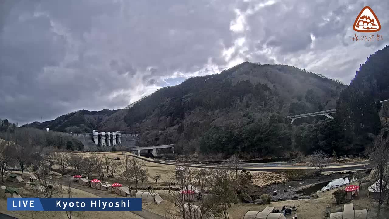 Kyoto, Nantan, Hiyoshi Dam ( 京都・南丹・日吉ダム ) Live Cam - Hiyoshichonaka, Nantan, Kyoto, Kyōto, Kansai, Japan