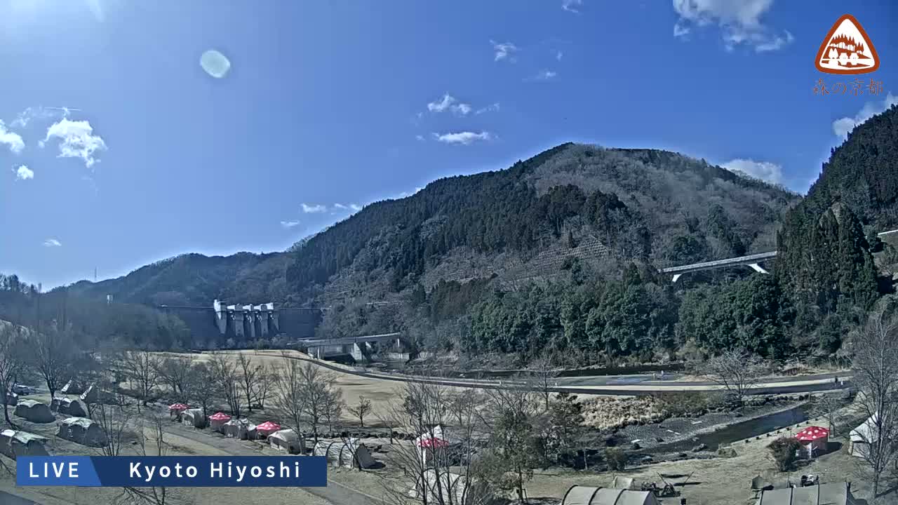 Kyoto, Nantan, Hiyoshi Dam ( 京都・南丹・日吉ダム ) Live Cam - Hiyoshichonaka, Nantan, Kyoto, Kyōto, Kansai, Japan
