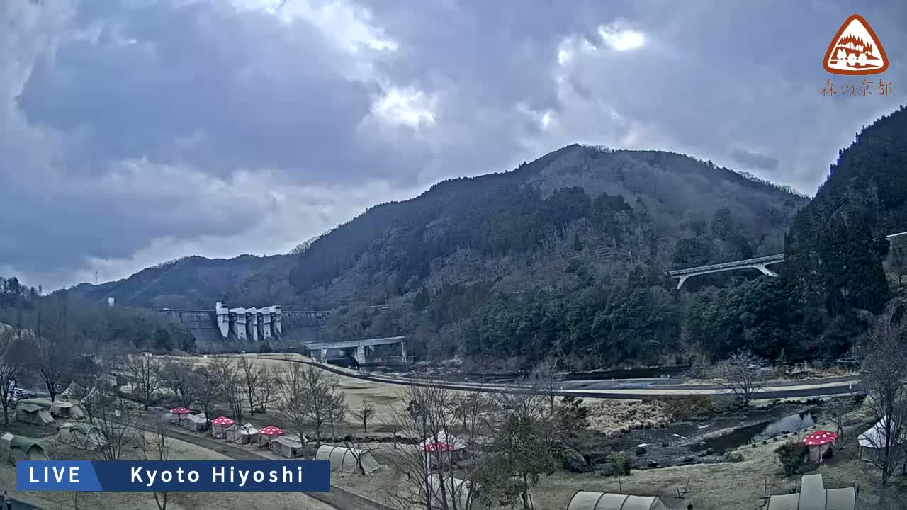 Kyoto, Nantan, Hiyoshi Dam ( 京都・南丹・日吉ダム ) Live Cam - Hiyoshichonaka, Nantan, Kyoto, Kyōto, Kansai, Japan