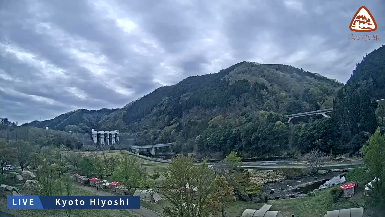 Kyoto, Nantan, Hiyoshi Dam ( 京都・南丹・日吉ダム ) Live Cam - Hiyoshichonaka, Nantan, Kyoto, Kyōto, Kansai, Japan
