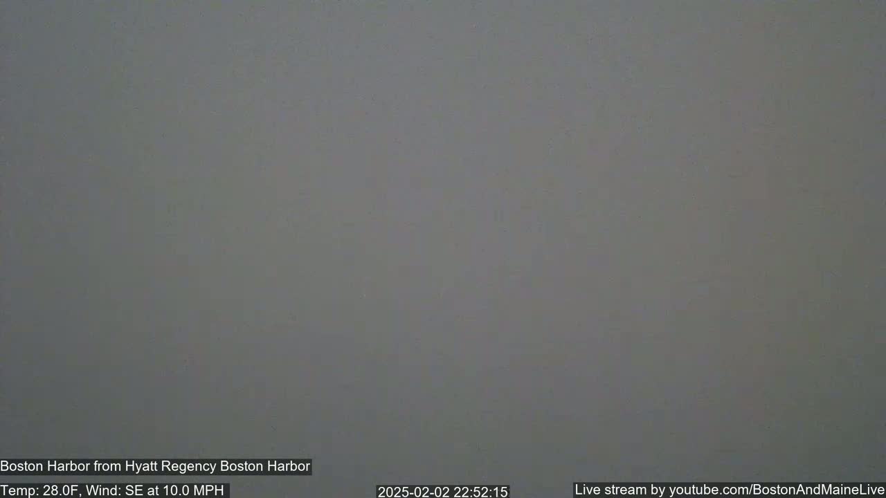 A uniformly gray image shows an overcast sky with a southeast wind at 10 mph and a temperature of 28°F.