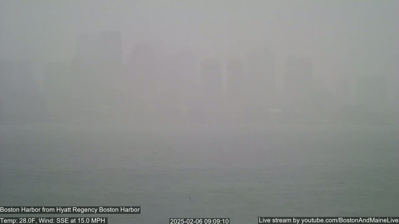 Boston Harbor, Massachusetts,  Live Cam - Boston