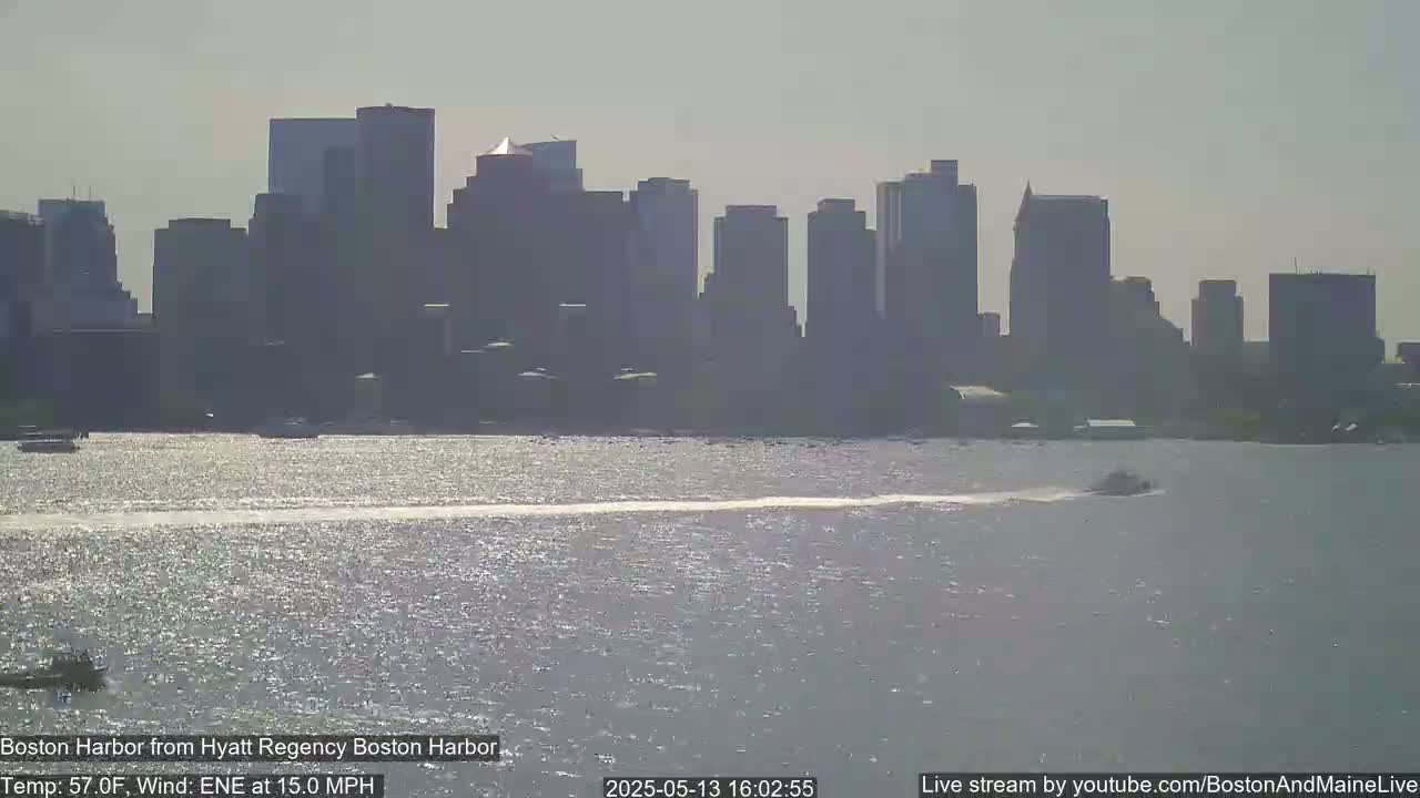 Boston Harbor, Massachusetts  Live Cam - Boston, Massachusetts, USA