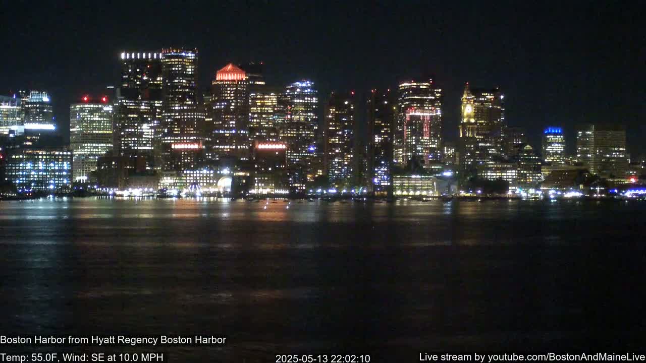 Boston Harbor, Massachusetts  Live Cam - Boston, Massachusetts, USA