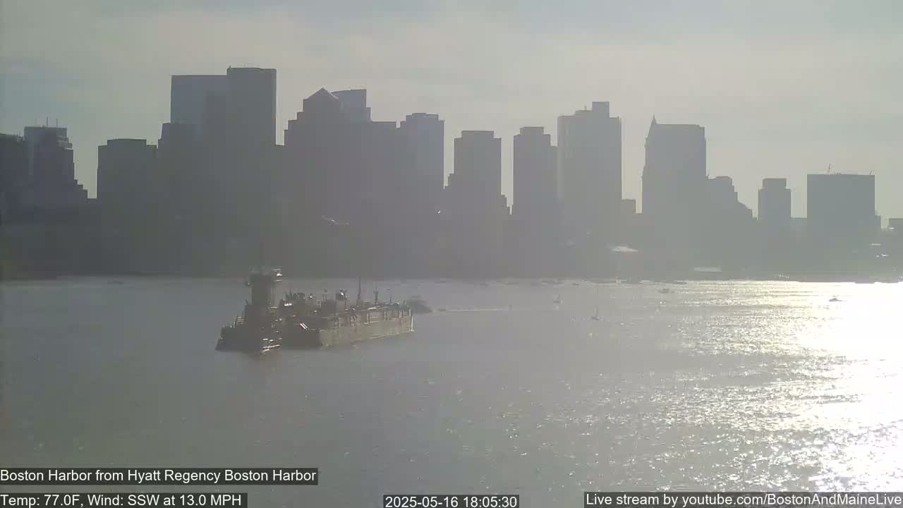 Boston Harbor, Massachusetts  Live Cam - Boston, Massachusetts, USA