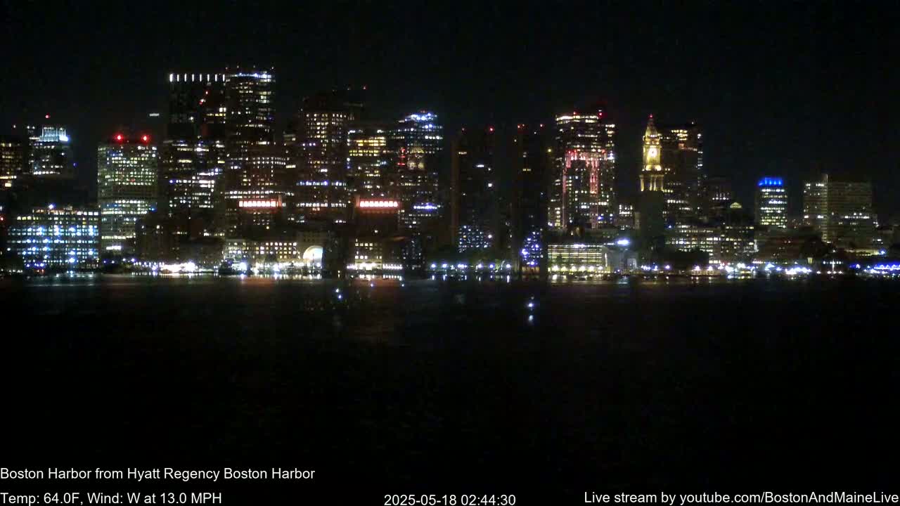 Boston Harbor, Massachusetts  Live Cam - Boston, Massachusetts, USA