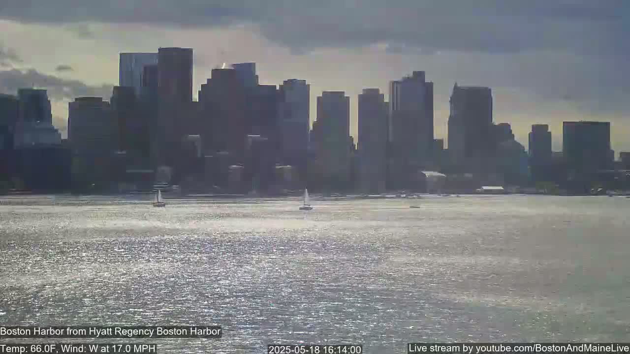 Boston Harbor, Massachusetts  Live Cam - Boston, Massachusetts, USA