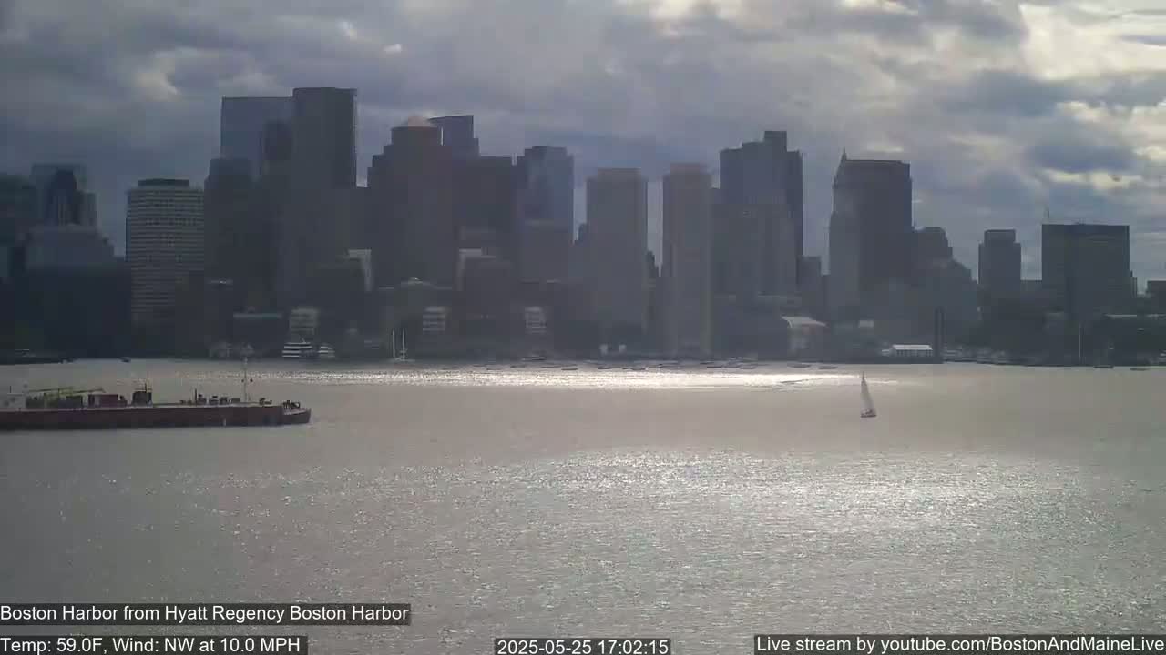 Boston Harbor, Massachusetts  Live Cam - Boston, Massachusetts, USA