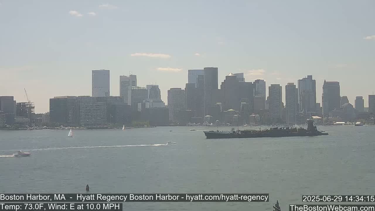 Boston Harbor, Massachusetts  Live Cam - Boston, Massachusetts, USA