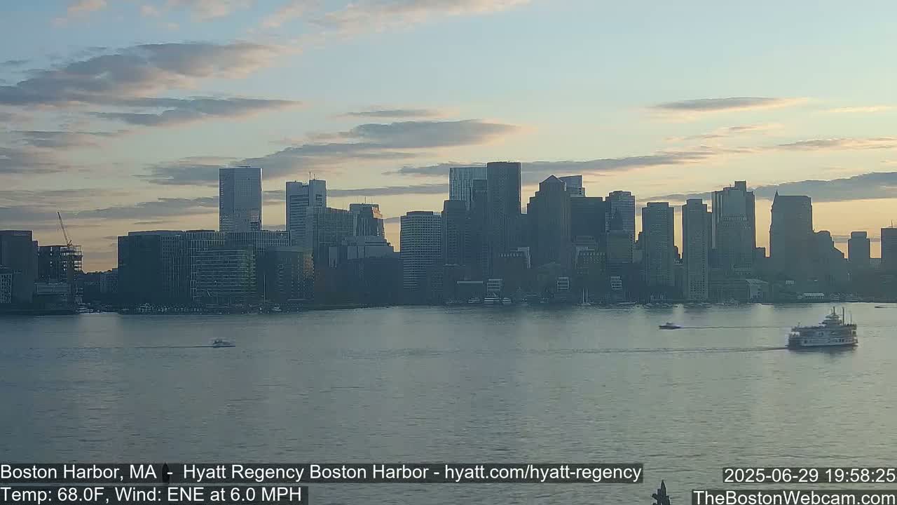 Boston Harbor, Massachusetts  Live Cam - Boston, Massachusetts, USA