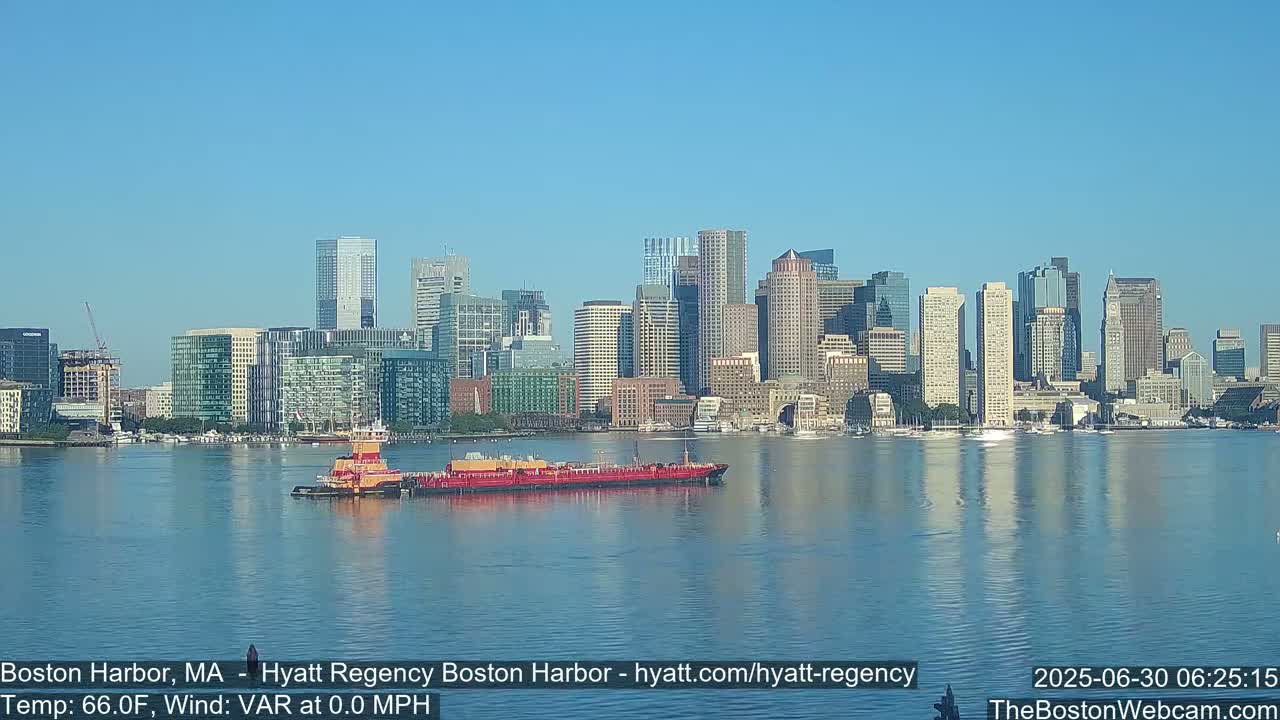 Boston Harbor, Massachusetts  Live Cam - Boston, Massachusetts, USA
