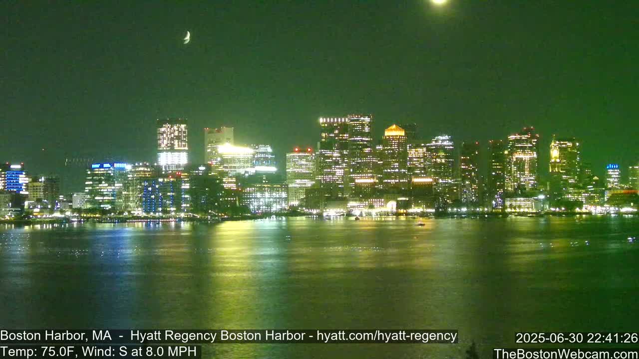 Boston Harbor, Massachusetts  Live Cam - Boston, Massachusetts, USA