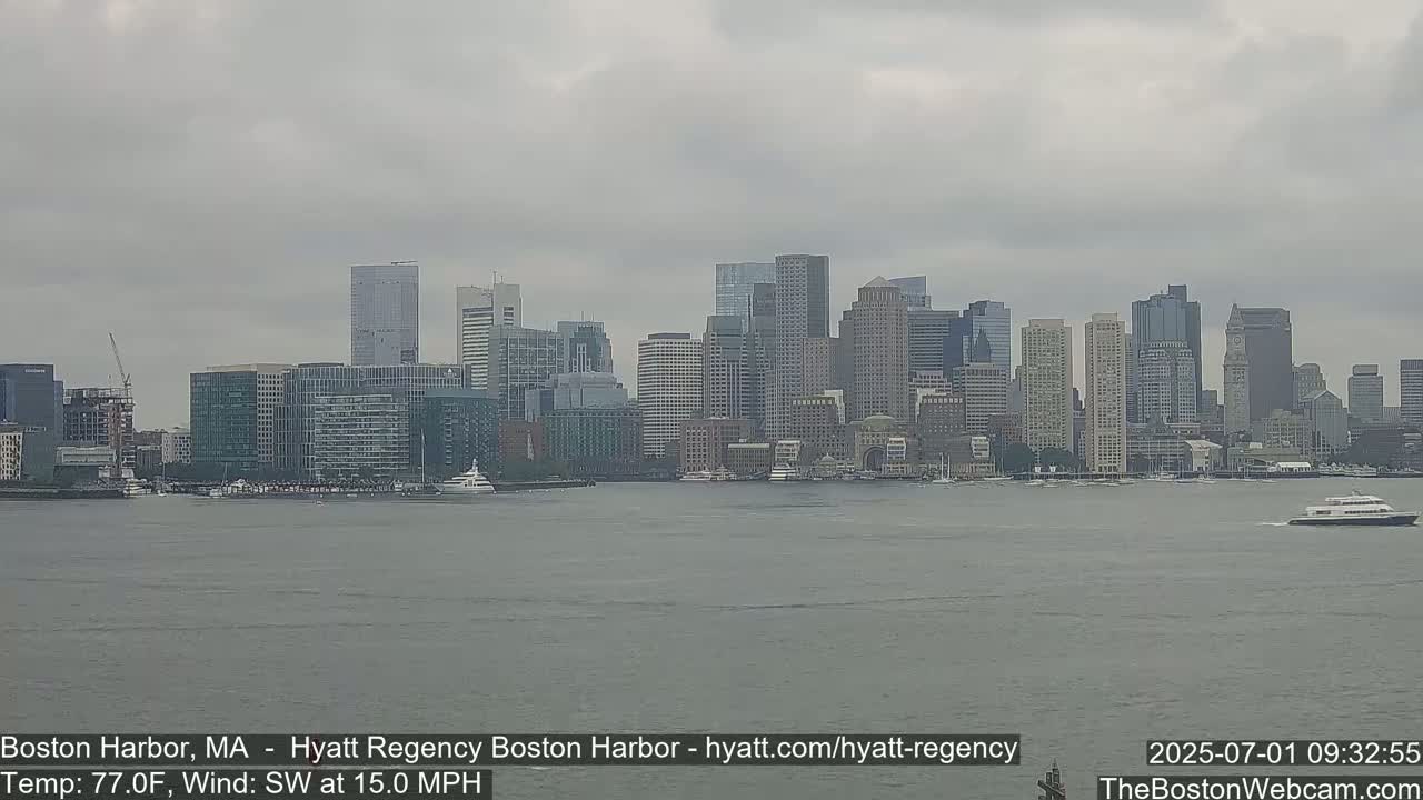 Boston Harbor, Massachusetts  Live Cam - Boston, Massachusetts, USA