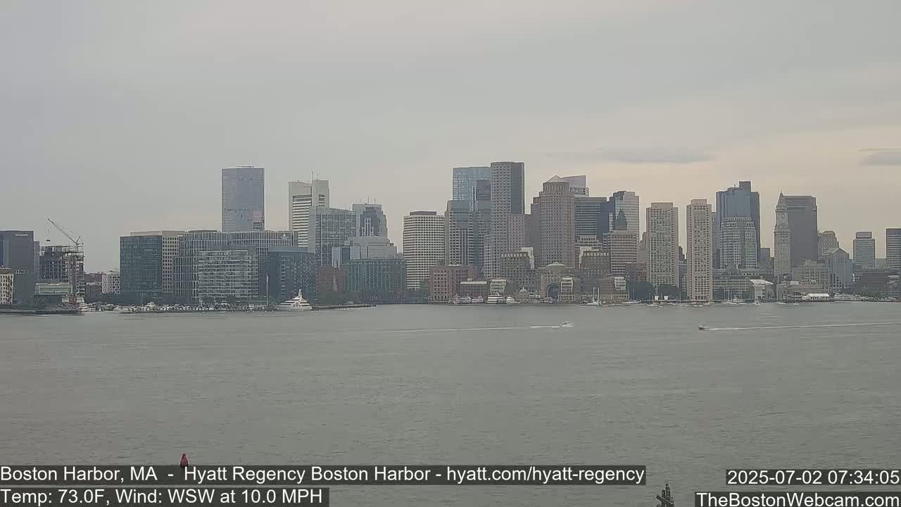 Boston Harbor, Massachusetts  Live Cam - Boston, Massachusetts, USA