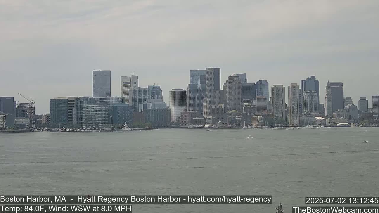 Boston Harbor, Massachusetts  Live Cam - Boston, Massachusetts, USA