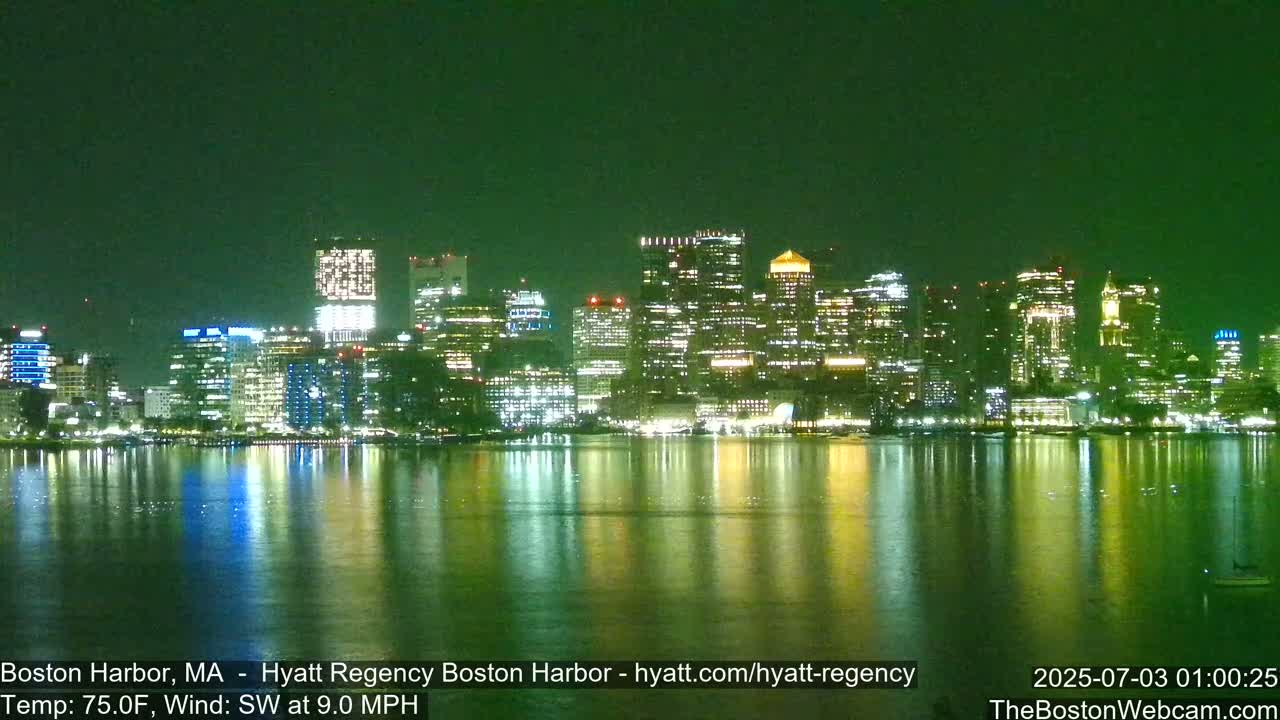 Boston Harbor, Massachusetts  Live Cam - Boston, Massachusetts, USA