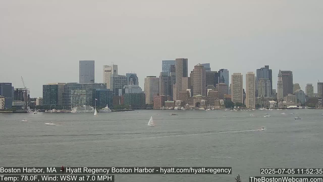 Boston Harbor, Massachusetts  Live Cam - Boston, Massachusetts, USA