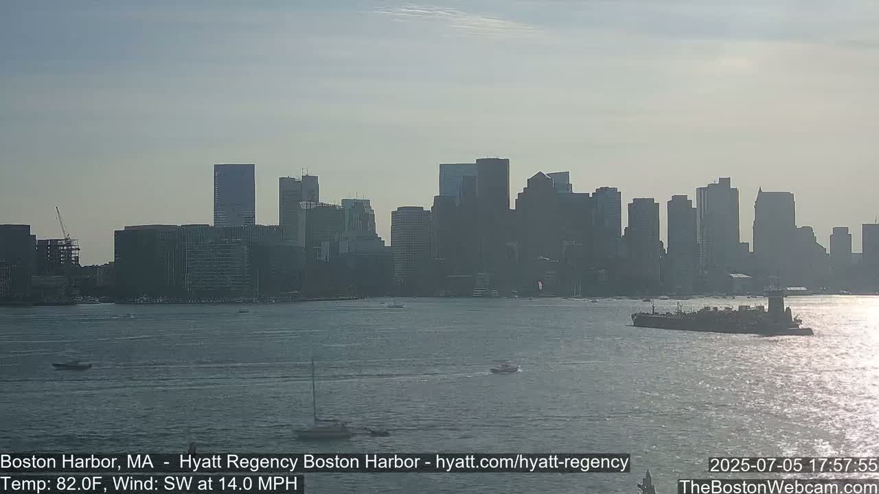 Boston Harbor, Massachusetts  Live Cam - Boston, Massachusetts, USA