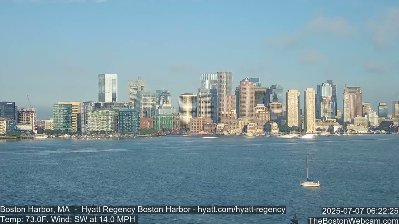 Boston Harbor, Massachusetts  Live Cam - Boston, Massachusetts, USA