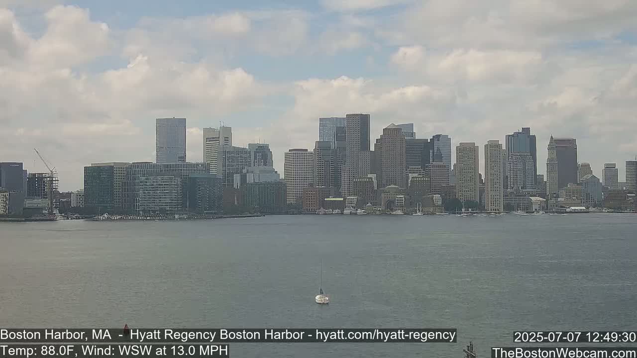 Boston Harbor, Massachusetts  Live Cam - Boston, Massachusetts, USA