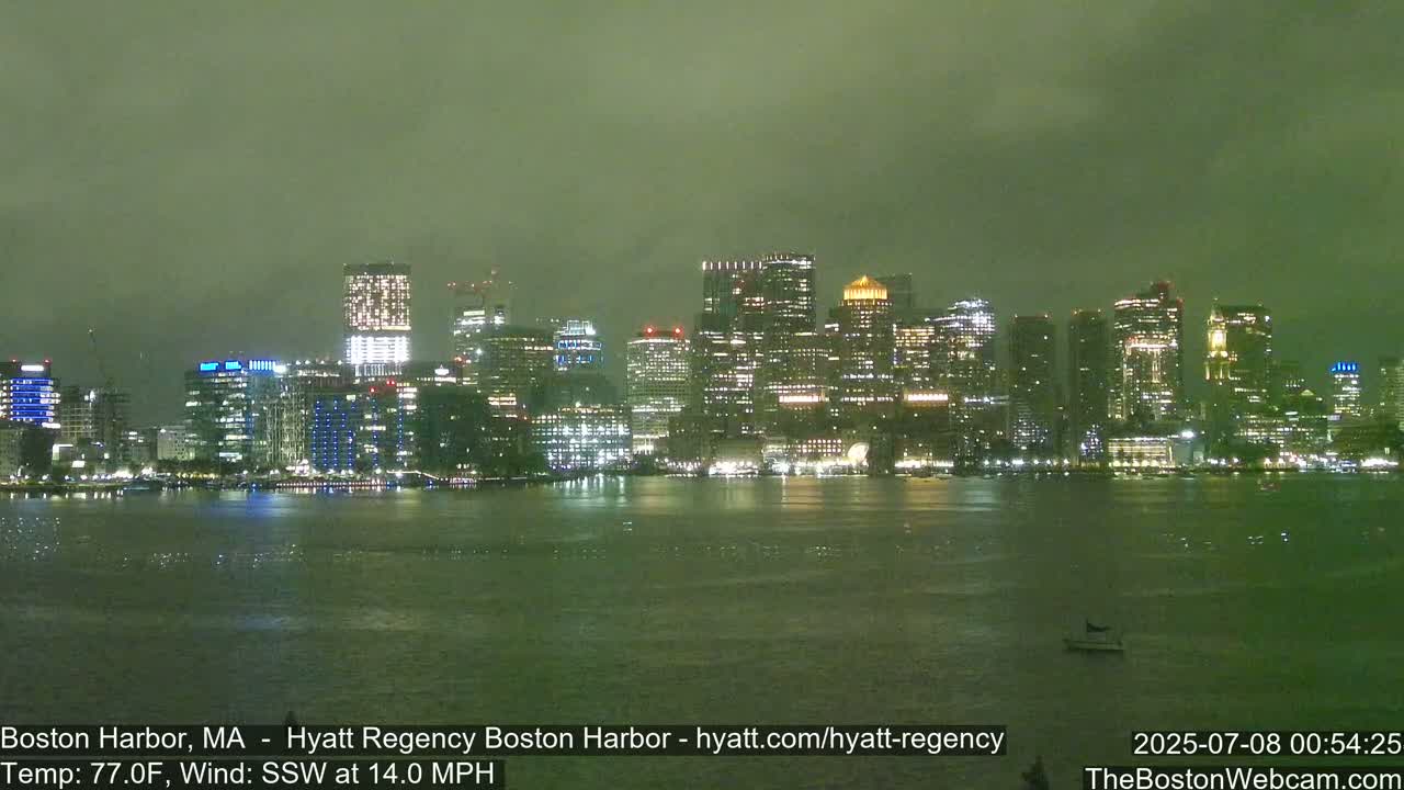 Boston Harbor, Massachusetts  Live Cam - Boston, Massachusetts, USA