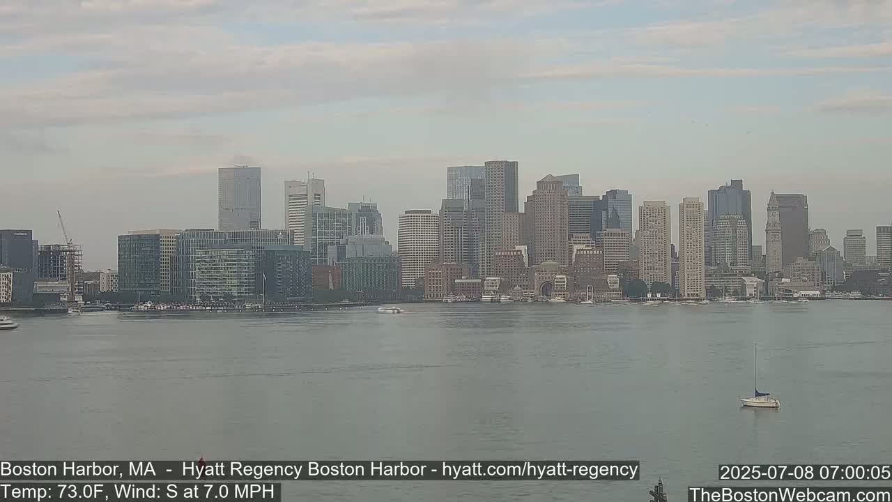 Boston Harbor, Massachusetts  Live Cam - Boston, Massachusetts, USA