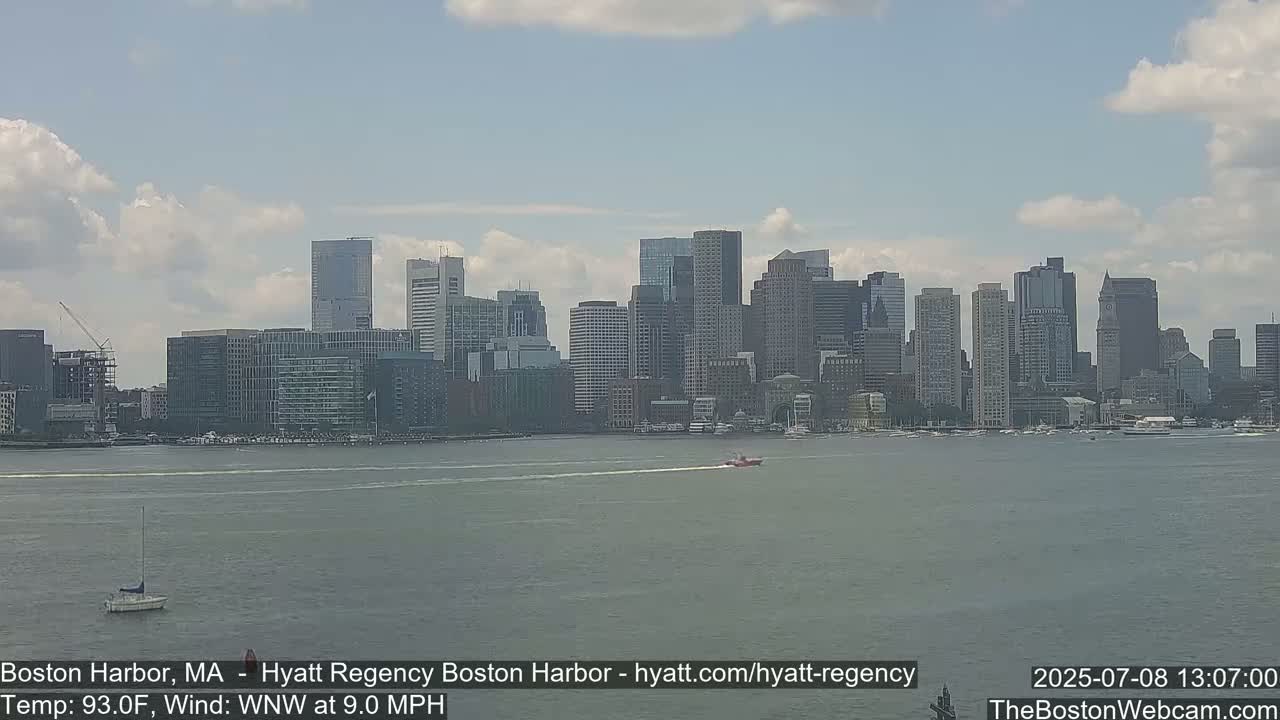 Boston Harbor, Massachusetts  Live Cam - Boston, Massachusetts, USA