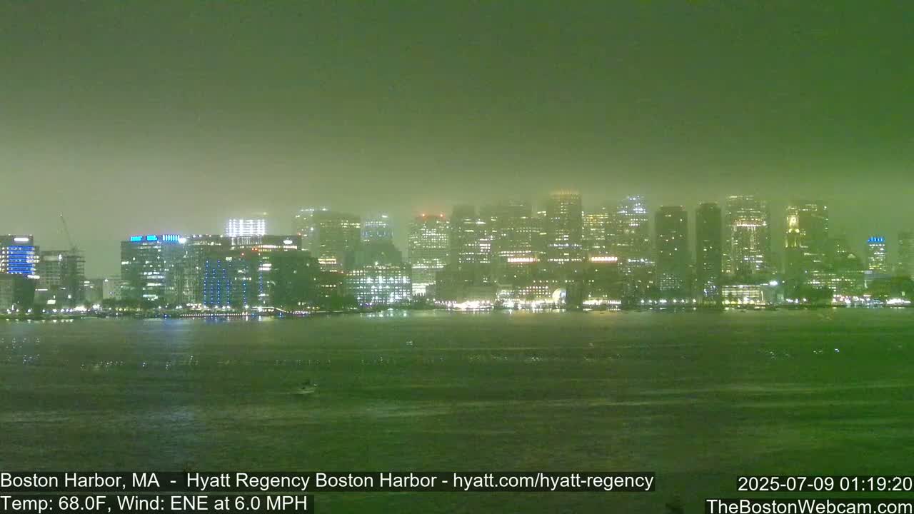 Boston Harbor, Massachusetts  Live Cam - Boston, Massachusetts, USA