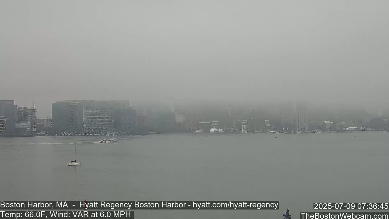 Boston Harbor, Massachusetts  Live Cam - Boston, Massachusetts, USA
