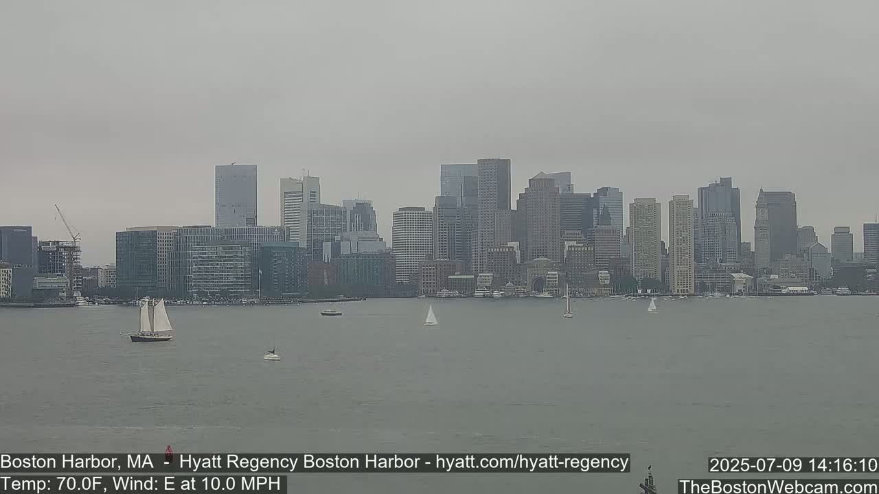 Boston Harbor, Massachusetts  Live Cam - Boston, Massachusetts, USA