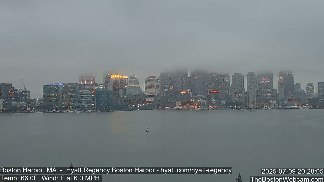 Boston Harbor, Massachusetts  Live Cam - Boston, Massachusetts, USA
