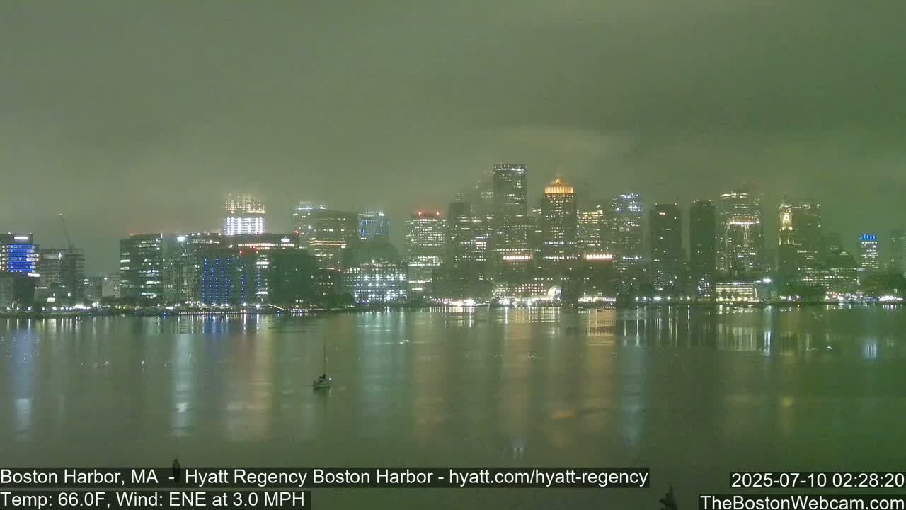 Boston Harbor, Massachusetts  Live Cam - Boston, Massachusetts, USA