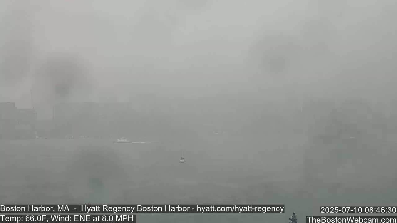Boston Harbor, Massachusetts  Live Cam - Boston, Massachusetts, USA
