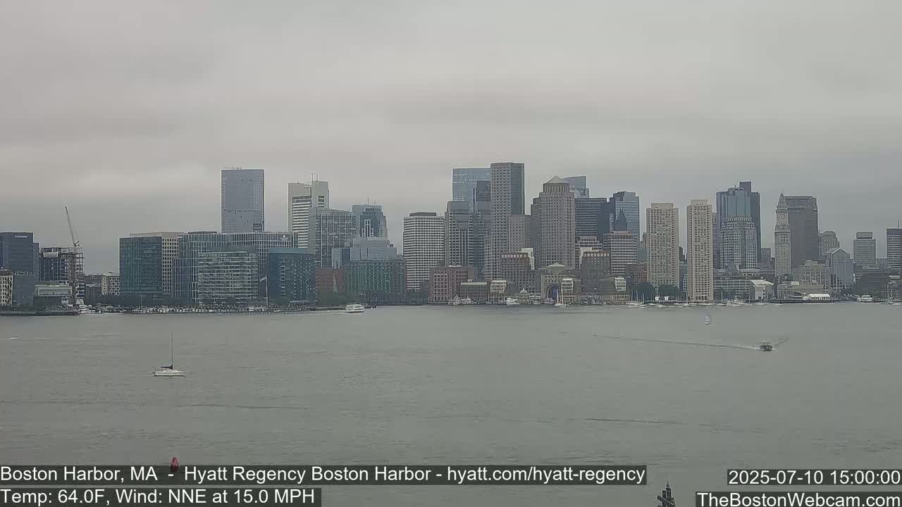 Boston Harbor, Massachusetts  Live Cam - Boston, Massachusetts, USA