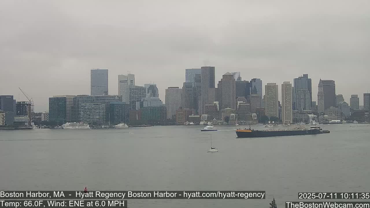 Boston Harbor, Massachusetts  Live Cam - Boston, Massachusetts, USA