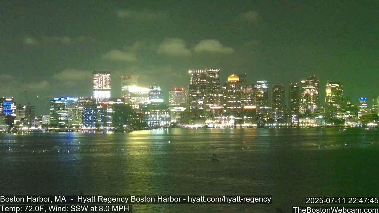 Boston Harbor, Massachusetts  Live Cam - Boston, Massachusetts, USA