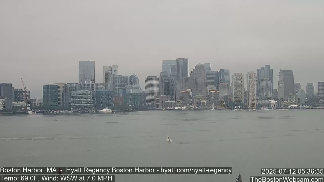 Boston Harbor, Massachusetts  Live Cam - Boston, Massachusetts, USA