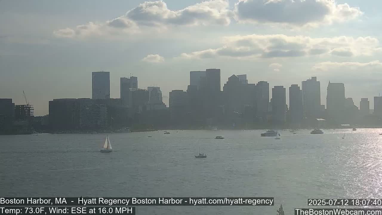 Boston Harbor, Massachusetts  Live Cam - Boston, Massachusetts, USA