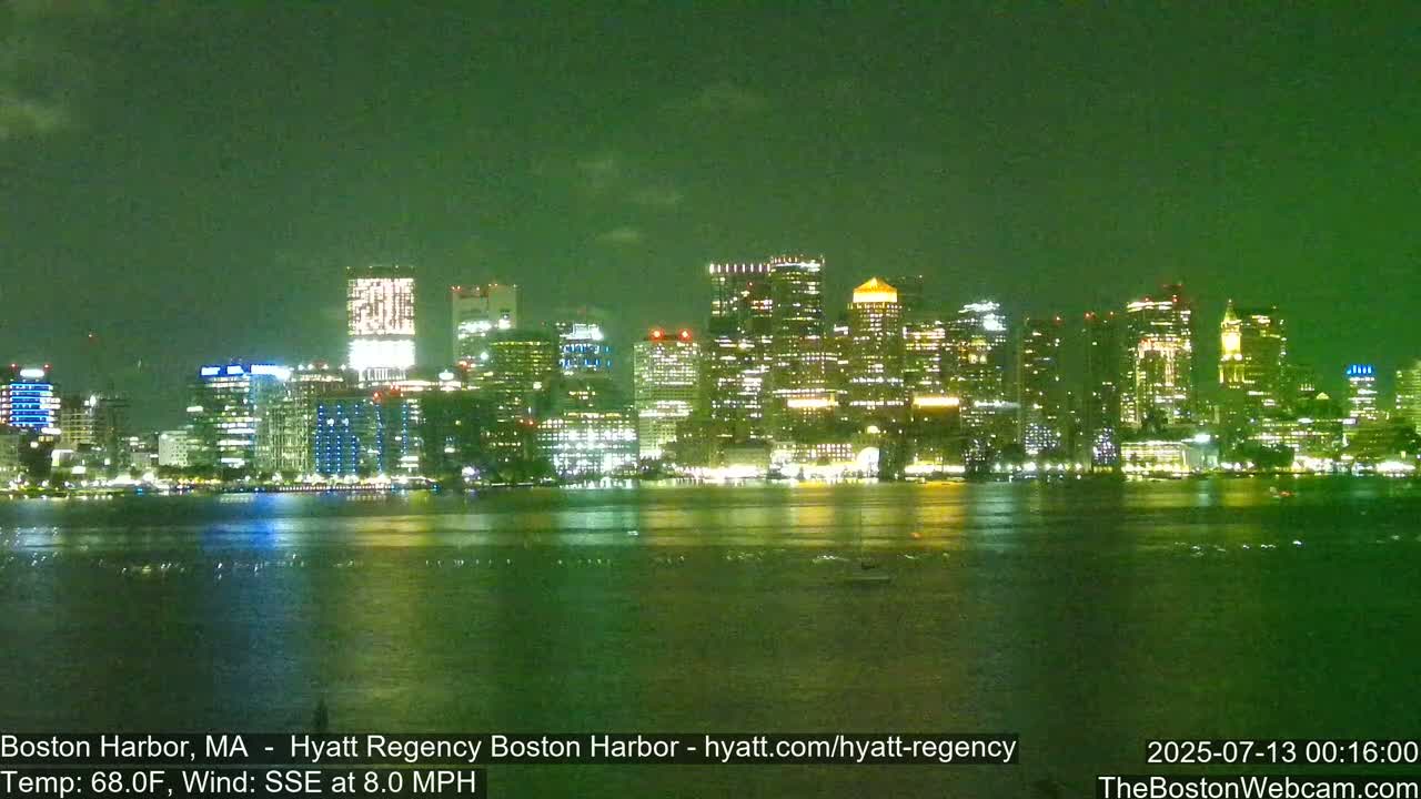 Boston Harbor, Massachusetts  Live Cam - Boston, Massachusetts, USA