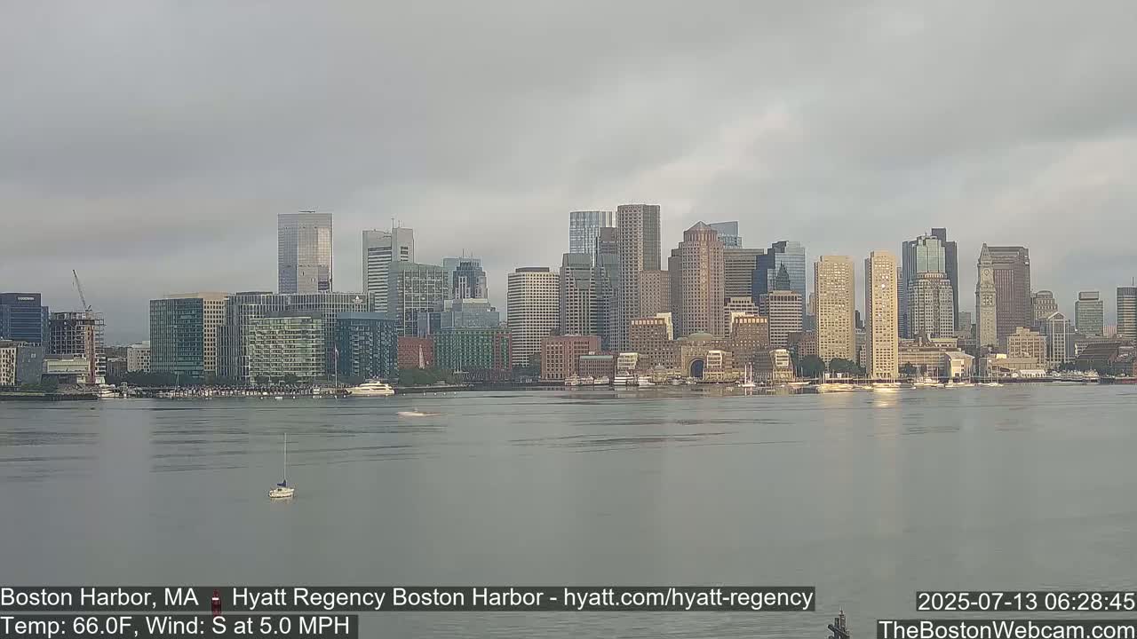 Boston Harbor, Massachusetts  Live Cam - Boston, Massachusetts, USA