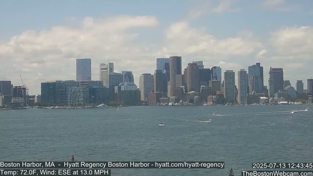 Boston Harbor, Massachusetts  Live Cam - Boston, Massachusetts, USA