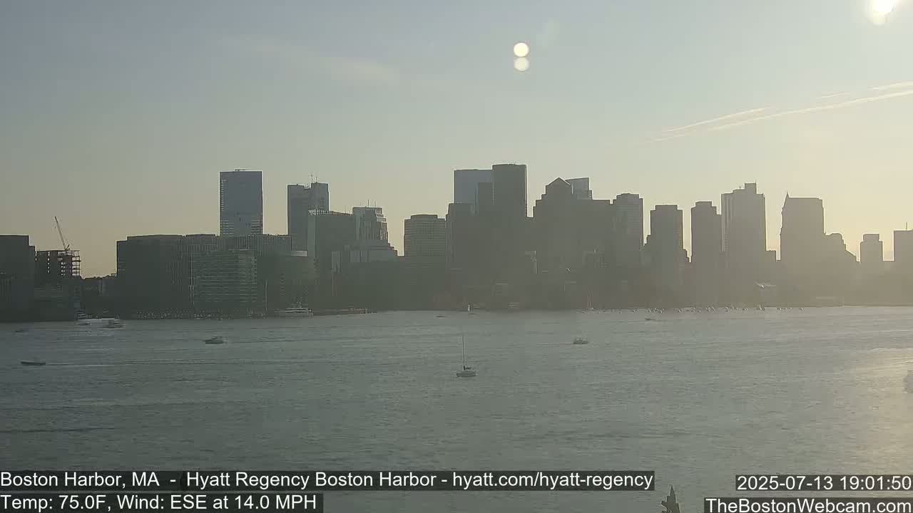 Boston Harbor, Massachusetts  Live Cam - Boston, Massachusetts, USA