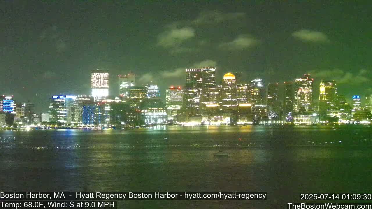 Boston Harbor, Massachusetts  Live Cam - Boston, Massachusetts, USA